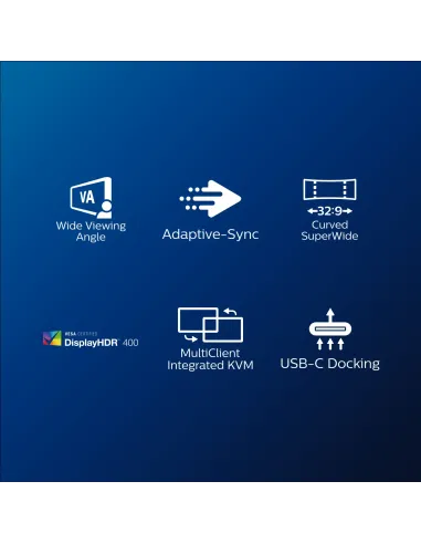 Philips P Line Display LCD curvo in 32 9 SuperWide 499P9H 00