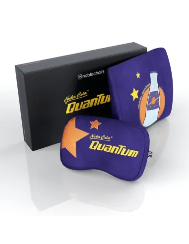 noblechairs Fallout Nuka-Cola Quantum Cuscino per il collo cuscino lombare Viola 2 pz