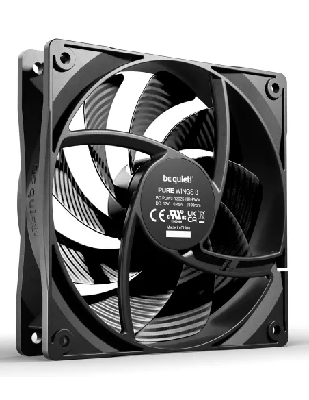 be quiet! Pure Wings 3 120mm | PWM high-speed Triple Pack Case per computer Ventilatore 12 cm Nero 3 pz