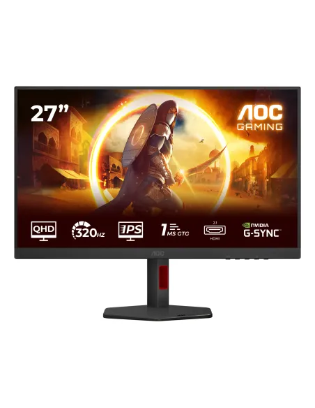 AOC G4 Q27G4SRU Monitor PC 68,6 cm (27") 2560 x 1440 Pixel Quad HD LED Nero, Rosso