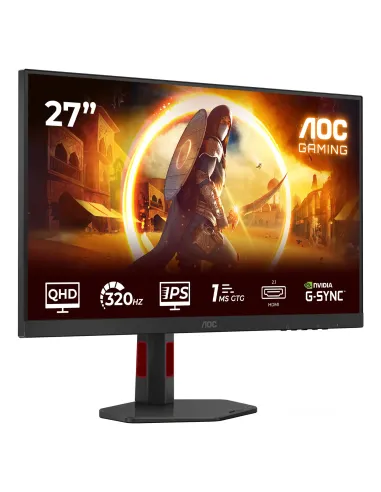 AOC G4 Q27G4SRU Monitor PC 68,6 cm (27") 2560 x 1440 Pixel Quad HD LED Nero, Rosso