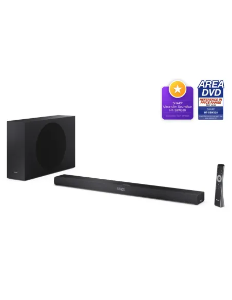 Sharp HT-SBW320 altoparlante soundbar Nero 2.1 canali 360 W