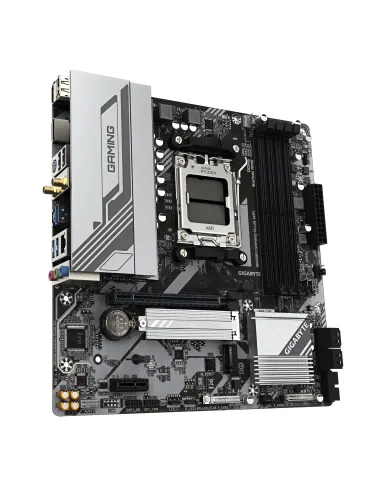 GIGABYTE B650M GAMING PLUS WIFI Scheda madre - CPU AMD Ryzen 9000, VRM a 5+2+2 fasi, fino a 8000 MHz DDR5, 2xPCIe 4.0 M.2, LAN