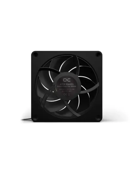 Alphacool Apex Stealth Metall Case per computer Ventilatore 12 cm Nero 1 pz