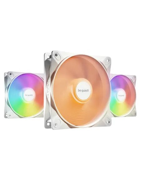 be quiet! LIGHT WINGS LX 120mm PWM High Speed 3-Pack White Case per computer Ventilatore 12 cm Bianco 3 pz