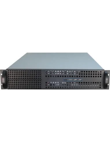 Inter-Tech 2U-2129N Supporto Nero, Argento