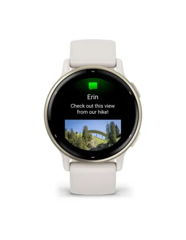 Garmin Vivoactive 5 3,05 cm (1.2") AMOLED 42 mm Digitale 390 x 390 Pixel Touch screen Bianco Wi-Fi GPS (satellitare)