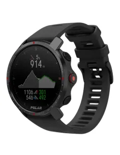 Polar Grit X Pro Titan 3,05 cm (1.2") MIP 47 mm Digitale 240 x 240 Pixel Touch screen Nero GPS (satellitare)