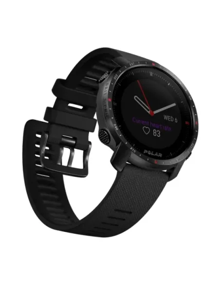 Polar Grit X Pro Titan 3,05 cm (1.2") MIP 47 mm Digitale 240 x 240 Pixel Touch screen Nero GPS (satellitare)