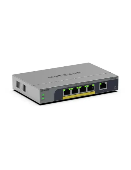 NETGEAR GS105EP Non gestito Gigabit Ethernet (10 100 1000) Supporto Power over Ethernet (PoE) Grigio