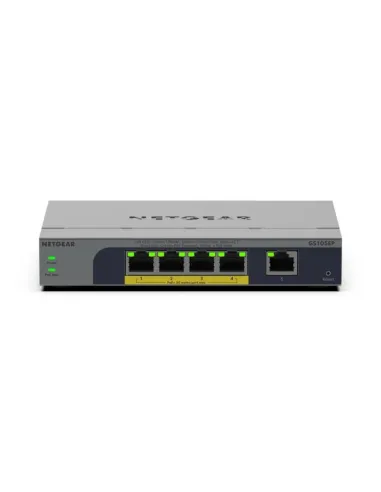 NETGEAR GS105EP Non gestito Gigabit Ethernet (10 100 1000) Supporto Power over Ethernet (PoE) Grigio