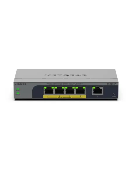 NETGEAR GS105EP Non gestito Gigabit Ethernet (10 100 1000) Supporto Power over Ethernet (PoE) Grigio