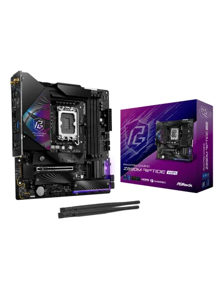 Asrock Phantom Gaming Z890M Riptide WiFi Intel Z890 LGA 1851 (Socket V1) micro ATX