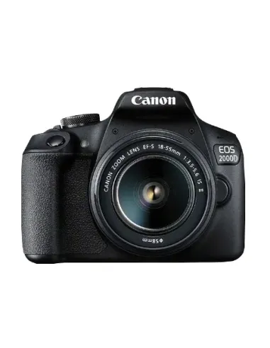 Canon EOS 2000D BK 18-55 IS II EU26 Kit fotocamere SLR 24,1 MP CMOS 6000 x 4000 Pixel Nero