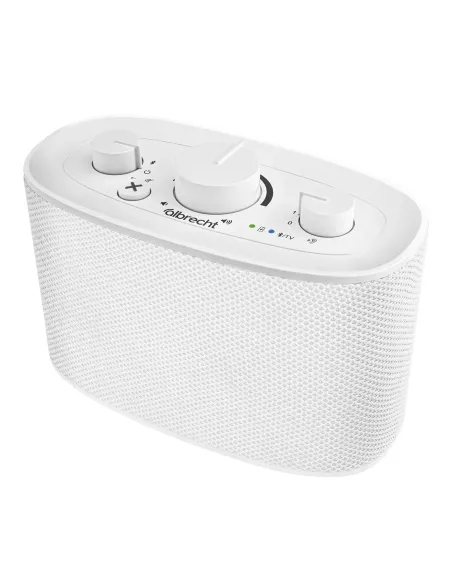 Albrecht Klaro Altoparlante portatile stereo Bianco 4 W