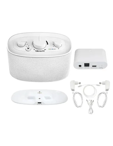 Albrecht Klaro Altoparlante portatile stereo Bianco 4 W