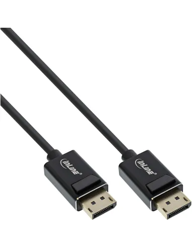 InLine Cavo DisplayPort 2.0, 8K4K UHBR, nero, contatti dorati, 1m