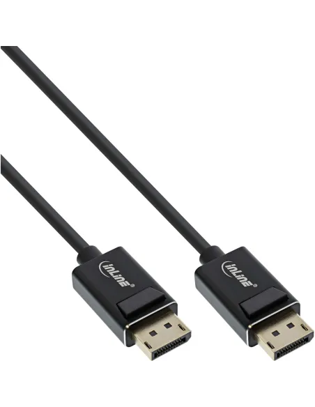 InLine Cavo DisplayPort 2.0, 8K4K UHBR, nero, contatti dorati, 1m