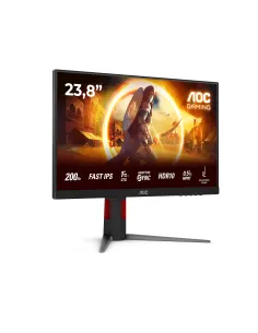 AOC G4 24G4HA Monitor PC 60,5 cm (23.8") 1920 x 1080 Pixel Full HD LED Nero, Rosso 2