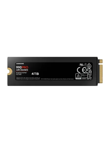 Samsung 990 PRO NVMe 4TB con Dissipatore di calore, SSD interno