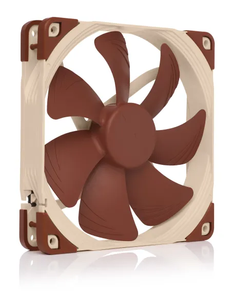 Noctua NF-A14 Case per computer Ventilatore 14 cm Beige, Marrone