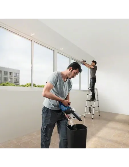 Bosch GAS 18V-1 Professional aspirapolvere senza filo Nero, Blu, Rosso, Translucent Senza sacchetto