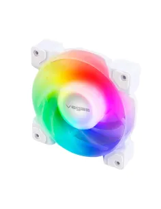 Akasa VEGAS A12 Case per computer, Processore Ventilatore 12 cm Bianco 1 pz