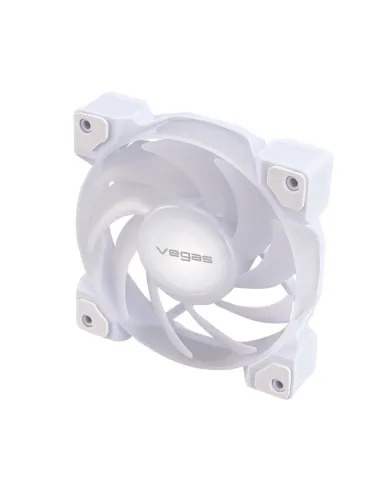 Akasa VEGAS A12 Case per computer, Processore Ventilatore 12 cm Bianco 1 pz