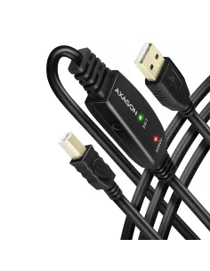 Axagon ADR-220B USB 2.0 A-M - B-M active connecting repeater cable 20m - Kabel - Digital Daten cavo USB USB A USB B Nero 2