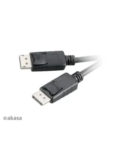 Akasa AK-CBDP01-20BK cavo DisplayPort 2 m Nero