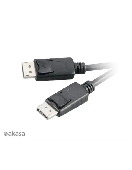 Akasa AK-CBDP01-20BK cavo DisplayPort 2 m Nero