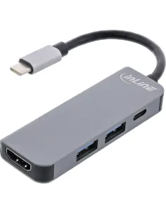 InLine Multihub USB 3.2 Gen.1, 2x USB-A, HDMI 4K 30Hz, USB-C PD 87W