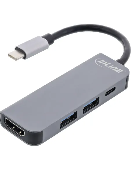 InLine Multihub USB 3.2 Gen.1, 2x USB-A, HDMI 4K 30Hz, USB-C PD 87W
