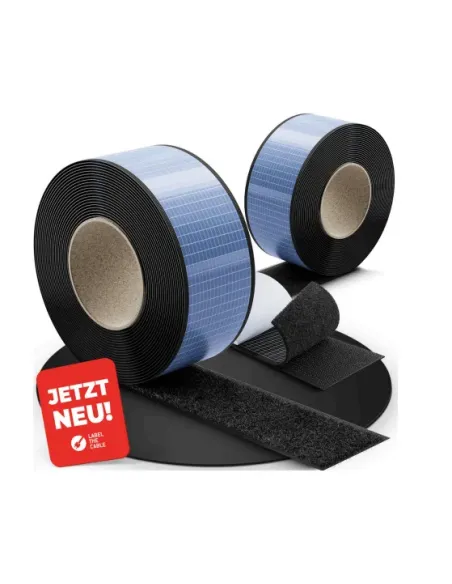 Label-the-cable LTC 1610-5-50 nastro adesivo Adatto per uso interno Adatto per uso esterno 5 m Nero