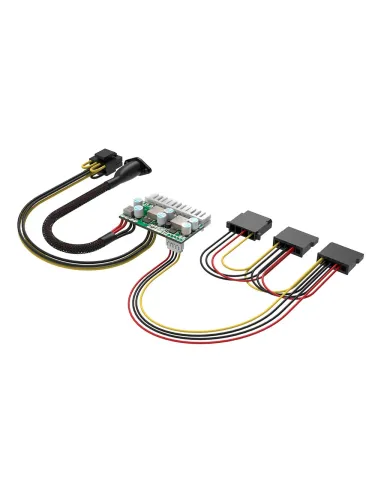 Akasa Compact Power 200 adattatore e invertitore Interno 180 W Multicolore