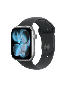 Apple Watch Series 11 GPS 46mm Cassa Alluminio Grigio Siderale con Sport Band Nero - M L