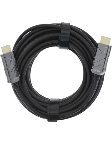 InLine Cavo HDMI AOC, Ultra High Speed HDMI Cable, 8K4K, nero, 20m
