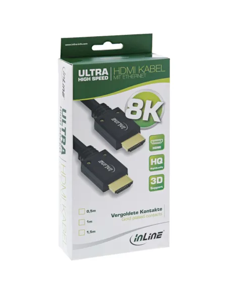 InLine Cavo HDMI Ultra High Speed, 8K4K, M M, 5m