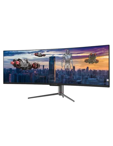 LC-Power LC-M49-DQHD-120-C-Q Monitor PC 124,5 cm (49") 5120 x 1440 Pixel UltraWide Quad HD QLED Nero