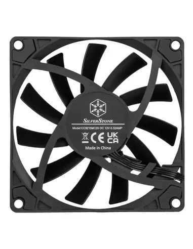 Silverstone Air Slimmer 90 Processore Ventilatore 9,2 cm Nero 1 pz
