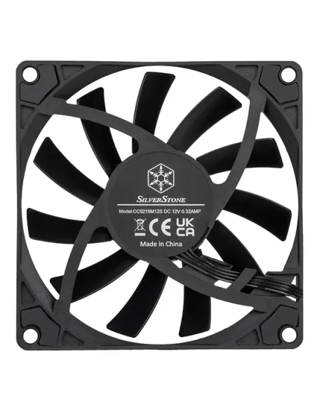 Silverstone Air Slimmer 90 Processore Ventilatore 9,2 cm Nero 1 pz