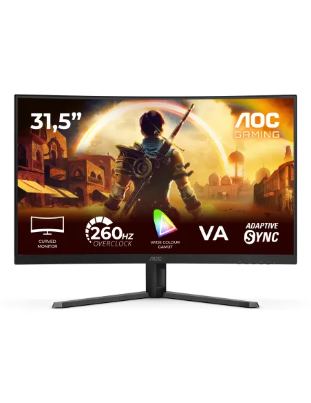 AOC G4 C32G42ZE Monitor PC 80 cm (31.5") 1920 x 1080 Pixel Full HD LED Nero, Rosso