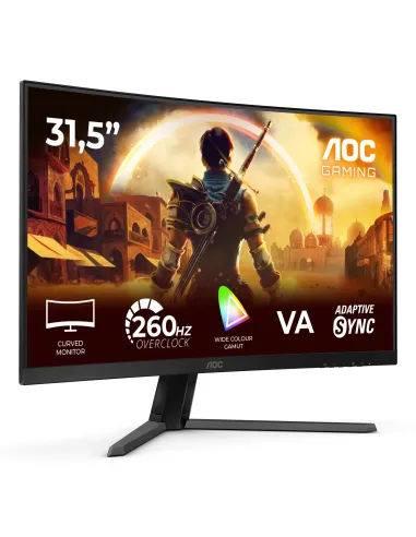 AOC G4 C32G42ZE Monitor PC 80 cm (31.5") 1920 x 1080 Pixel Full HD LED Nero, Rosso