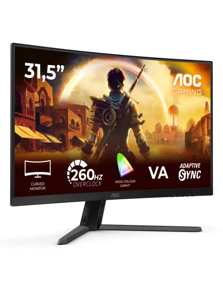 AOC G4 C32G42ZE Monitor PC 80 cm (31.5") 1920 x 1080 Pixel Full HD LED Nero, Rosso