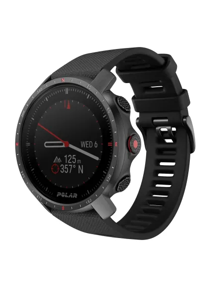 Polar Grit X Pro 3,05 cm (1.2") MIP 47 mm Digitale 240 x 240 Pixel Touch screen Nero GPS (satellitare)