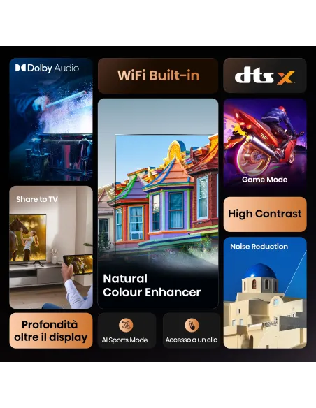 Hisense Smart TV 40" Full HD 40A4Q