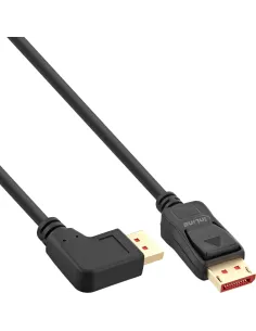 InLine Cavo DisplayPort 1.4, 8K4K, angolato a sinistra, 2m