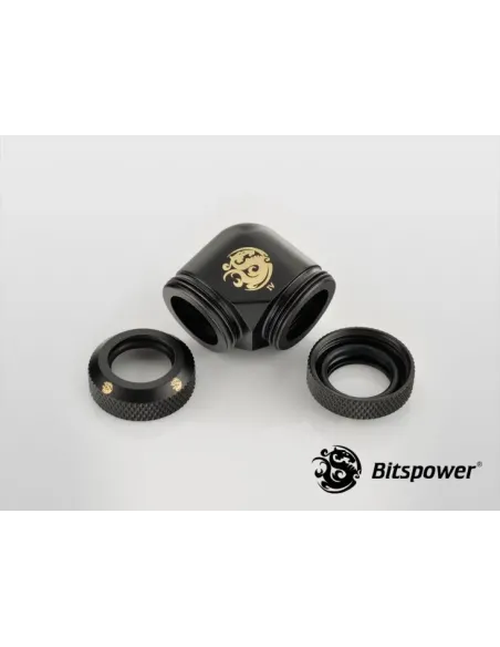 Bitspower Carbon Black Curva di compensazione