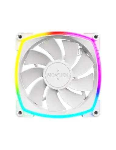 Montech RX120 PWM Case per computer Ventilatore 12 cm Bianco 1 pz