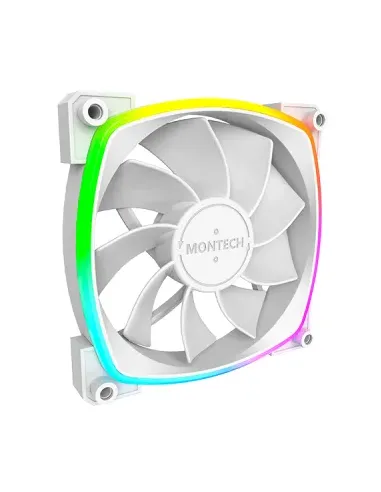 Montech RX120 PWM Case per computer Ventilatore 12 cm Bianco 1 pz